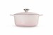 Cocotte Signature en fonte émaillée Ronde 24 cm SHELL PINK